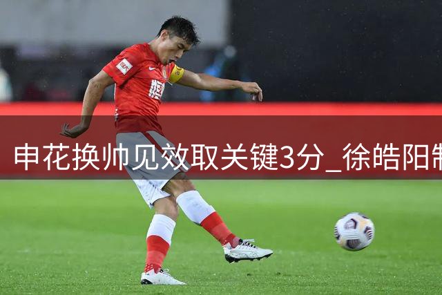 申花换帅见效取关键3分 徐皓阳制胜球助球队止连败颓势