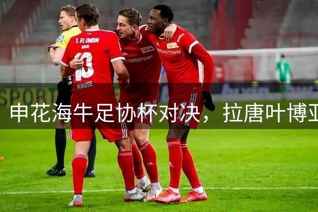 申花海牛足协杯对决，拉唐叶博亚领衔首发阵容